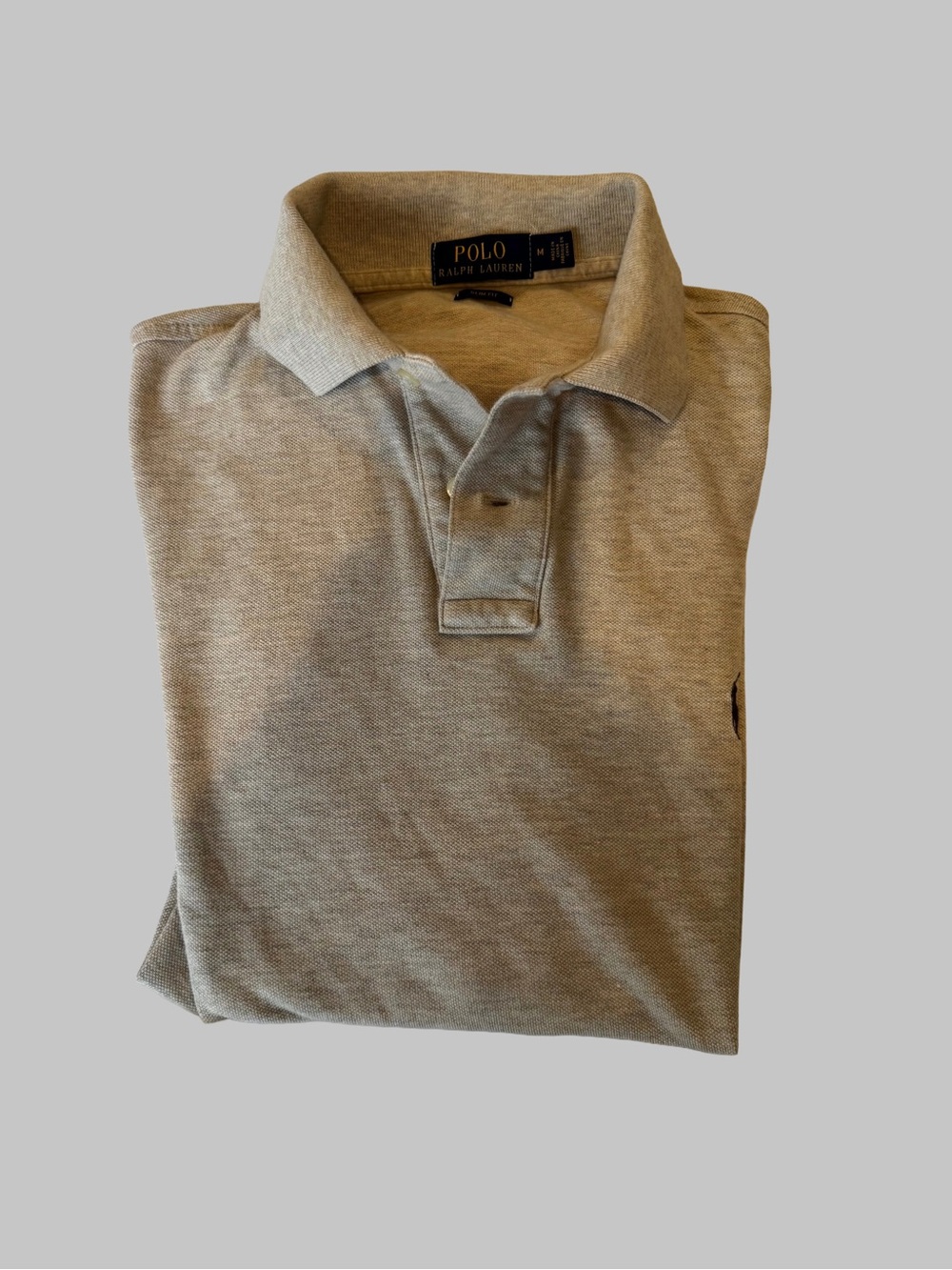 Polo by Ralph Lauren Men's Tan Polo Shirt